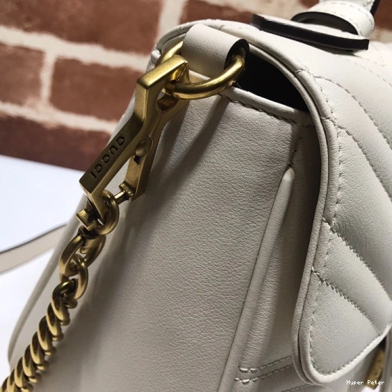 Hyper Peter GG GUCCI Bag Top Handle Small Marmont 0806